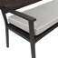 Banc extérieur / intérieur pour meubles de patio, 41 po x 18 po x 3 po, gris lin