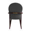 Chaise rembourrée avec pieds en bois d'hévéa Kavonna Series-2142899636
