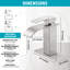 Robinet de lavabo de salle de bain HGN Waterfall sans drain escamotable-98413961