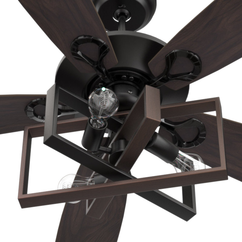 Ventilateur de plafond de 52 po avec télécommande Karson, ensemble d'éclairage inclus