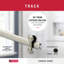 Porte de baignoire coulissante double demi-cadre l 58,05 po x H 60,35 po-61546329