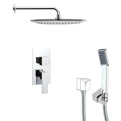 Orsino Complete Shower System with Rough in-Valve