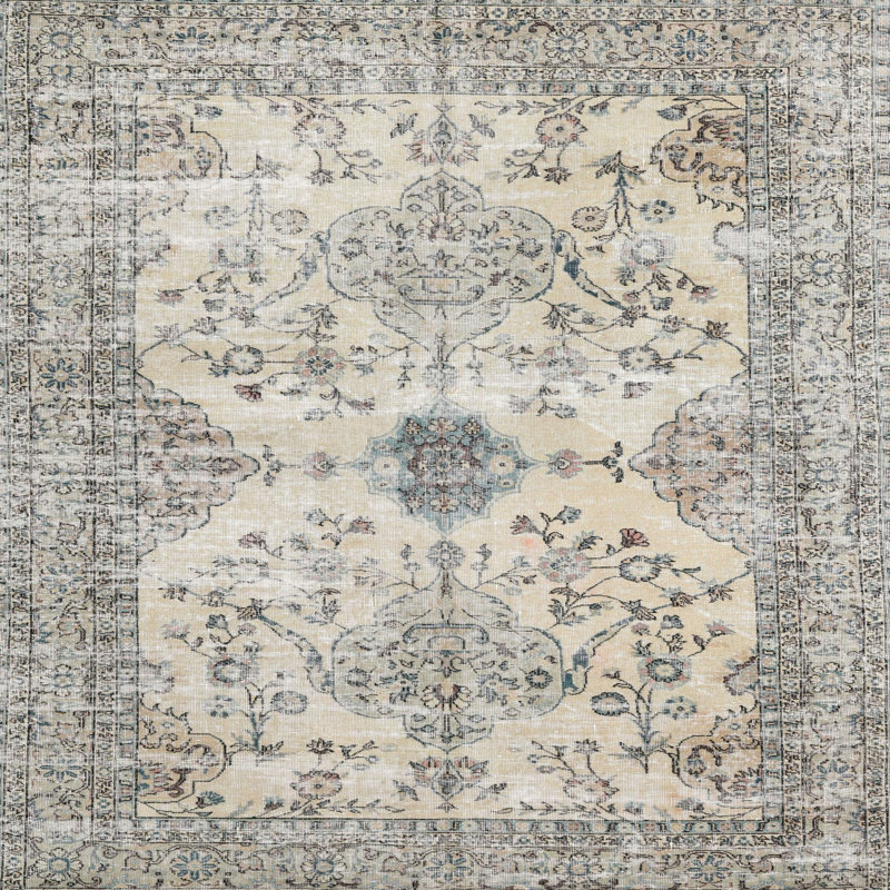 Oriental Indoor Rug, Square 6'