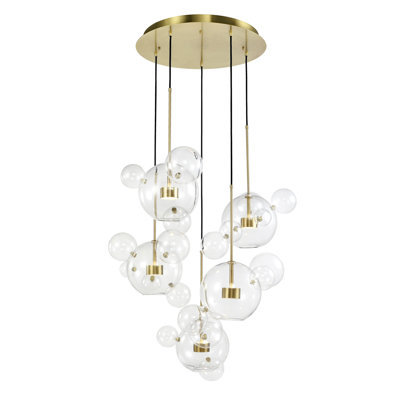 10 - Light LED Cluster Pendant