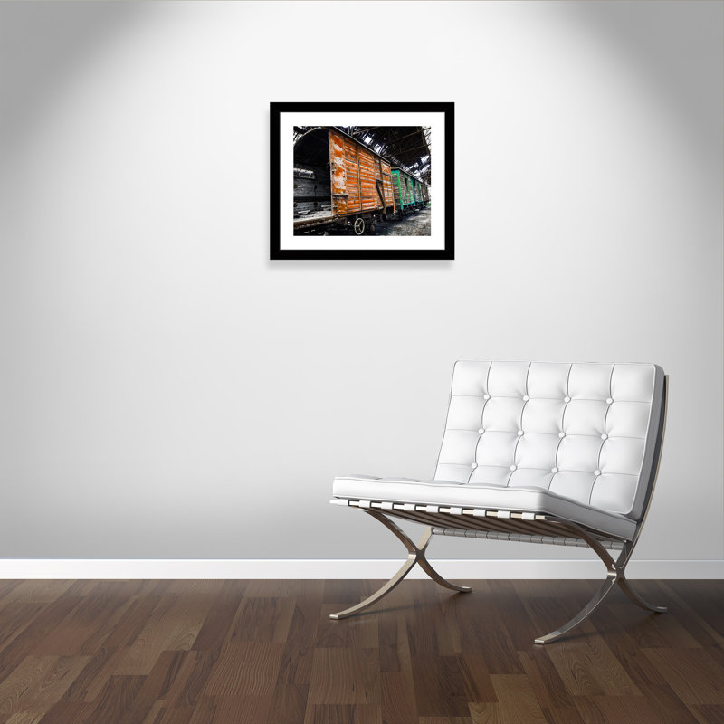 Earmel 'Train Yard II' Framed Photograph