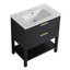 Meuble-lavabo 30 po avec lavabo et 2 tiroirs à fermeture en douceur