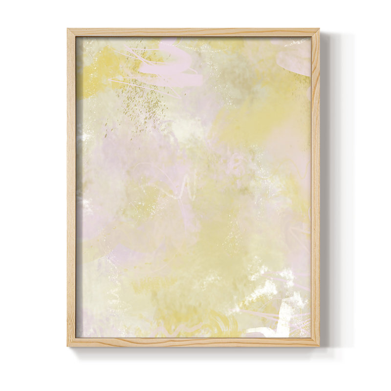 Lily's Laugh II Framed Print - Solid Wood, 15" H x 12" W