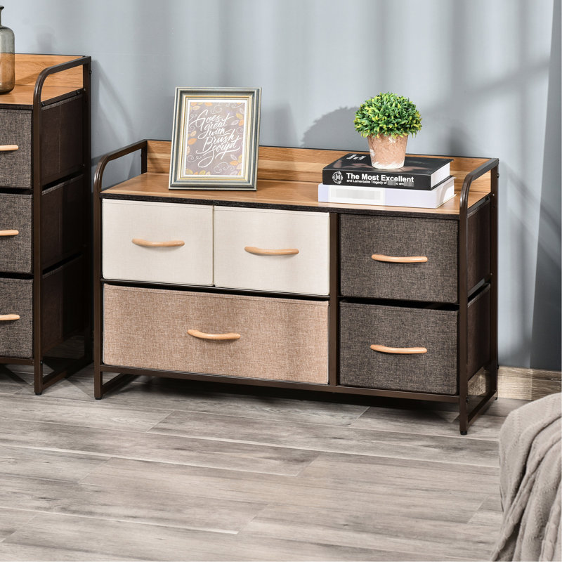2 commodes, 5 commodes de rangement portatives avec surmatelas,