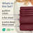 6 Piece Extra Deep Pocket Sheet Set, Cooling & Breathable Bed Sheets, Soft Hotel Luxury Bedding, Fits 18–24 Inch Mattress-103254651-103254662