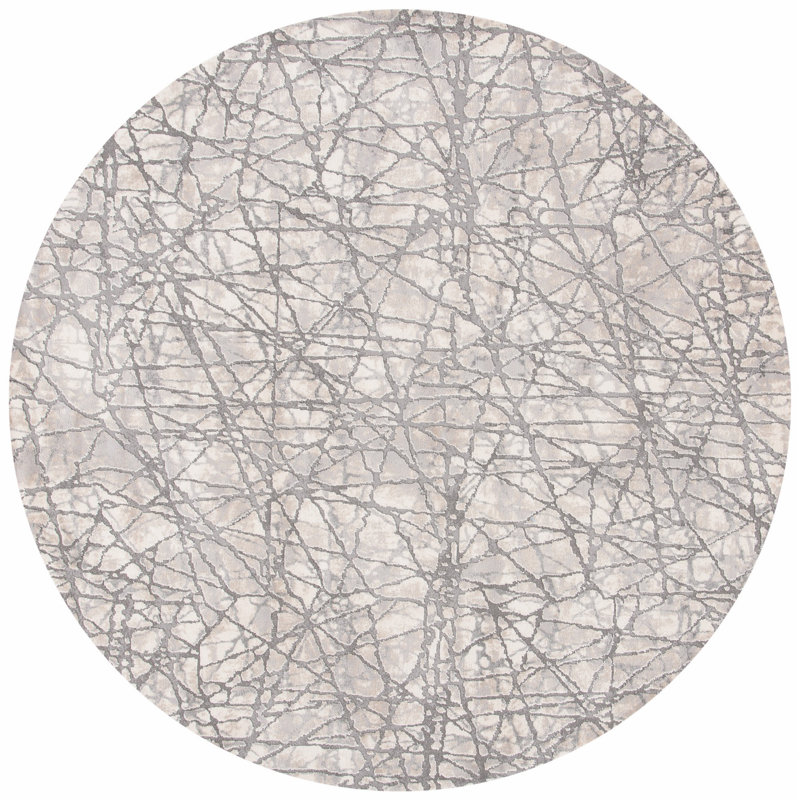 Edvin Performance Abstract Rug, Round 6'7"