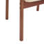 Ensemble de 2 chaises de salle à manger, bois d'hévéa robuste, siège en mousse de polyuréthane confortable, idéal pour la maison et la cuisine