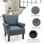 Fauteuil en lin capitonné l 28,5 po Brittenham