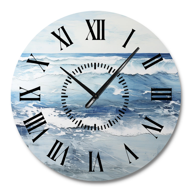 Horloge murale bord de mer, Grand