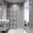 Mosaic 34" W x 74" H Fixed Framed Shower Screen with 3/8" Glass-99084423