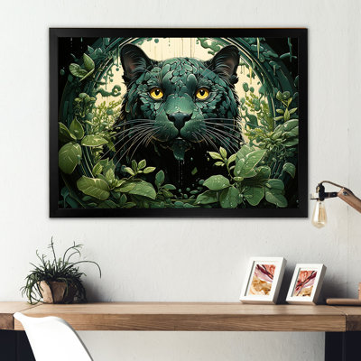 Joyeux jaguar dans la jungle I - salon d'art léopard / guépard_106804