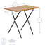 Harbour Housewares - Wooden Folding Desk & Chair Set-61894856-91418252