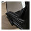 Fauteuil de bureau à haut dossier avec vibration à 6 points, 5 modes, fauteuil de direction, fauteuil pivotant en cuir PU avec dossier inclinable et repose-pieds rétractable, noir