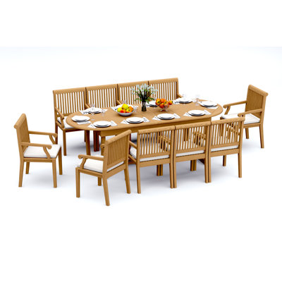 Ensemble repas d'extérieur ovale Sack