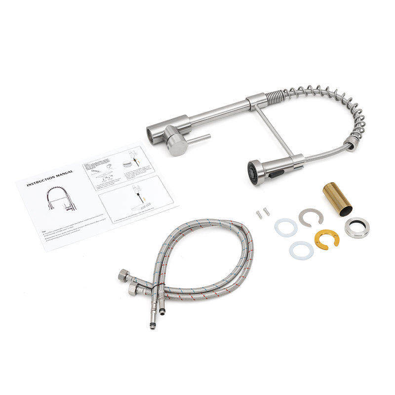 Pull-Down Sprayer Retractable Spring Kitchen Tap