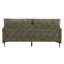 Avec 2 coussins, coussin compressé, siège en mousse, siège et dossier amovibles, structure en bois, accoudoirs Kd, pattes arrière, housses amovibles, coussins, capacité de 6 440 lb en métal, housse de coussin d'une largeur de 70,1 po