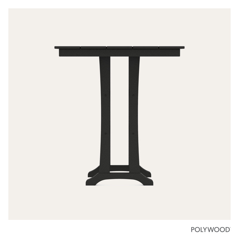 Farmhouse Trestle Dining Table, Black