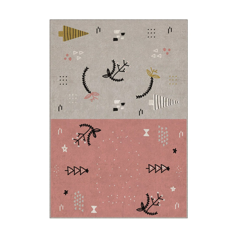 Luxurious Polyester Area Rug, 5.2 x 7.5 Feet | 740 g/m² Velvet Fabric with Non-Slip Dot Underside | Laminated Sponge for Comfort | Easy Clean & Machine Washable | Modern Digital Print, Perfect for Living Rooms & Bedrooms