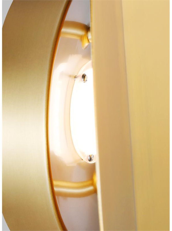 Dottie Large Sconce, Burnished Brass, Burnished Brass