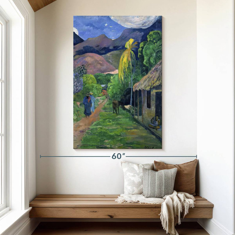 Alvord Street à Tahiti, H 51 po x l 34 po