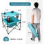 Table de pique-nique portative de camping, table de plage pliante légère avec 4 porte-gobelets et sac de transport pour le camping, les voyages, la pêche et les activités de plein air-128955598