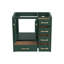 Meuble-lavabo de salle de bain, armoire de rangement en bois massif