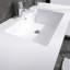 Meuble-lavabo mural simple 48 po avec lavabo en résine-110486380