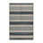 Washable Stone Light Gray Striped Area Rug-385314500