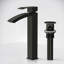 Robinet de salle de bain monotrou EVERSTEIN Vessel Cascade, haut, à poignée unique, avec bonde rétractable inclus-124514012
