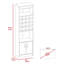 Armoire de bar 16 tablettes Smokey Oak-1738196611