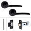1 Pair Indiana Design Door Handles with Spindle and Fixings-1067137481-1067137484