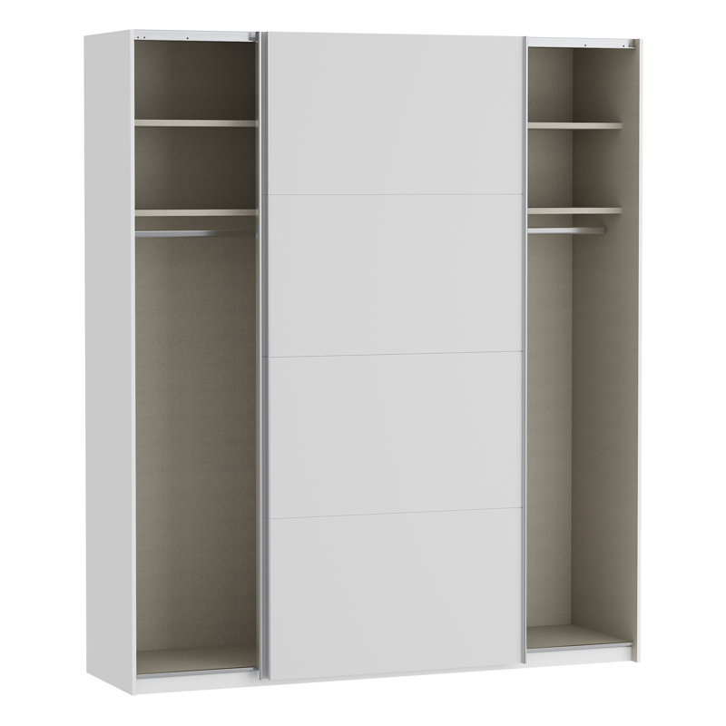 Tamyiah 2 Door Manufactured Wood Wardrobe