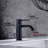 Single-Hole Single-handle Bathroom Faucet with Drain Assembly-78726640