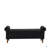 Tufted Button Storage Bench, Fabric Upholstered Ottoman, Window Bench, Rolled Arm Design