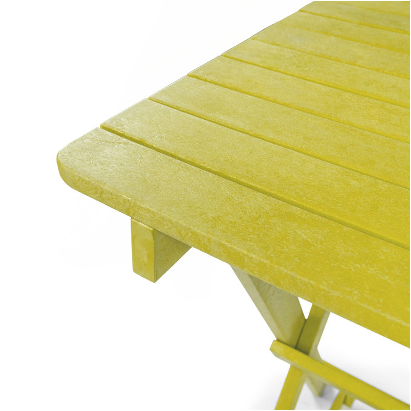 Table de bar pliante Summit, Jaune