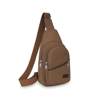 Sac à dos pour homme Sac à bandoulière avec sac à bandoulière avec fermeture à glissière