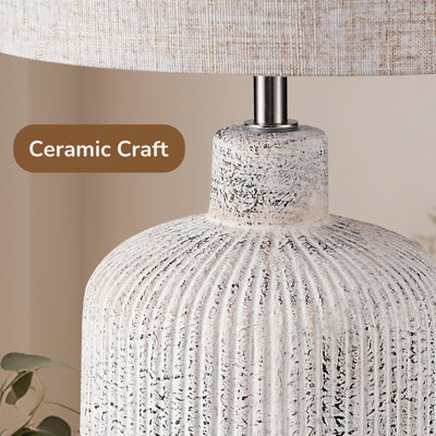 Cleofe Ceramic Table Lamp