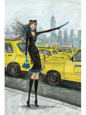 «NYC Taxi # 1» par Bella Pilar - impression sur toile tendue