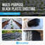 Fencer Wire 4 mil Black Plastic Sheeting Roll, Heavy-Duty Plastic Sheet, Multi-Purpose-123277787