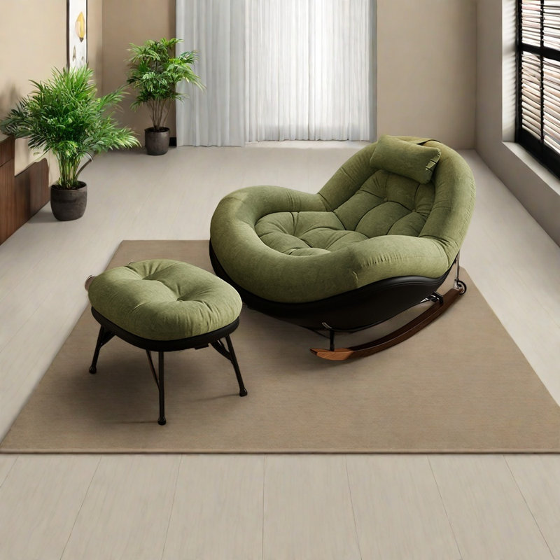 Chaise berçante confortable et sécuritaire