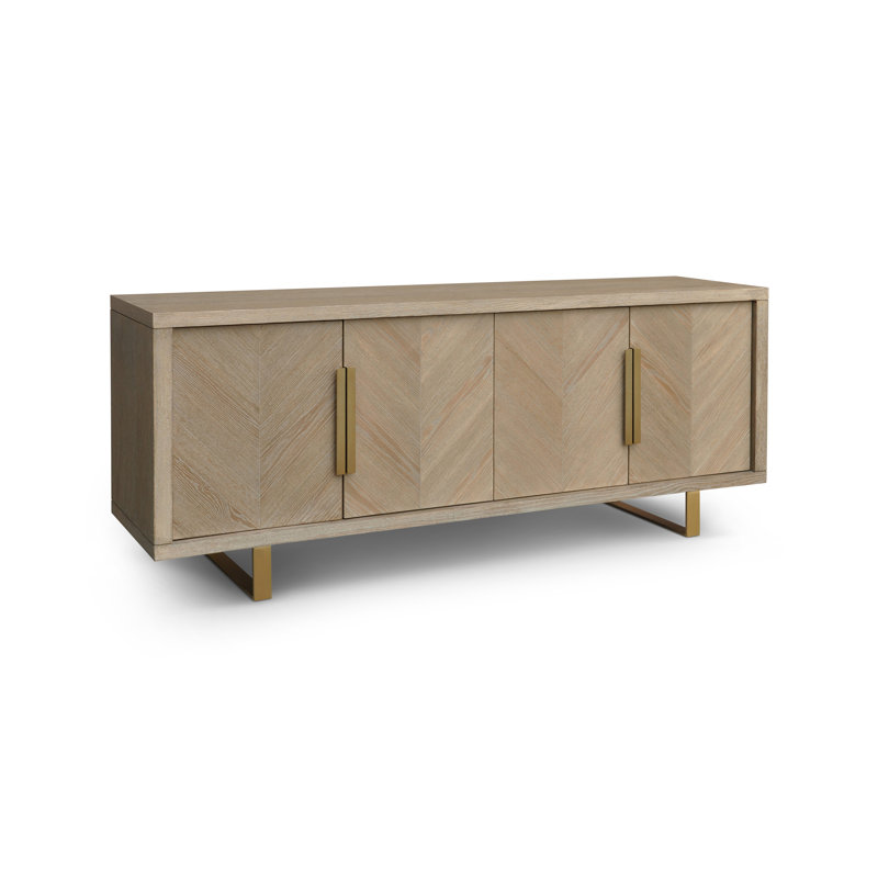 Halsten 200cm Solid Wood Sideboard