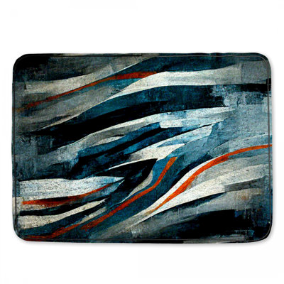 Tapis de bain abstrait