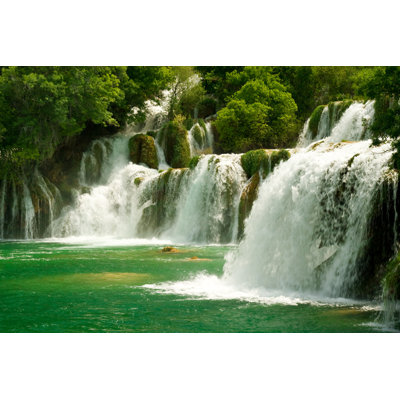 Waterfall by Foment - Wrapped Canvas Print