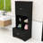 Wood Freestanding Bathroom Storage Cabinet with Adjustable Shelves and Multi-Layer Open Shelves-105280997