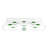 Timothy Corrigan Topiary Radial Acrylic Square Decorative Tray-122272129