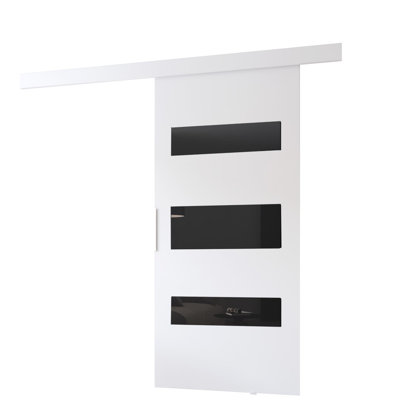 Lize Sliding Door White and Black